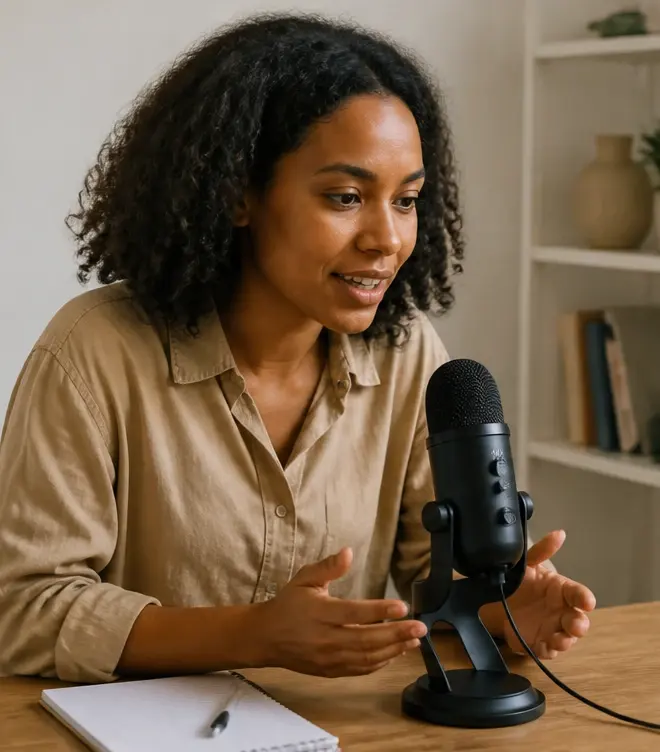 AI Audio Interview workflow — See it in action