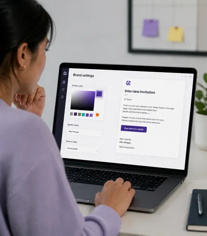 Branded Communication workflow — See it in action