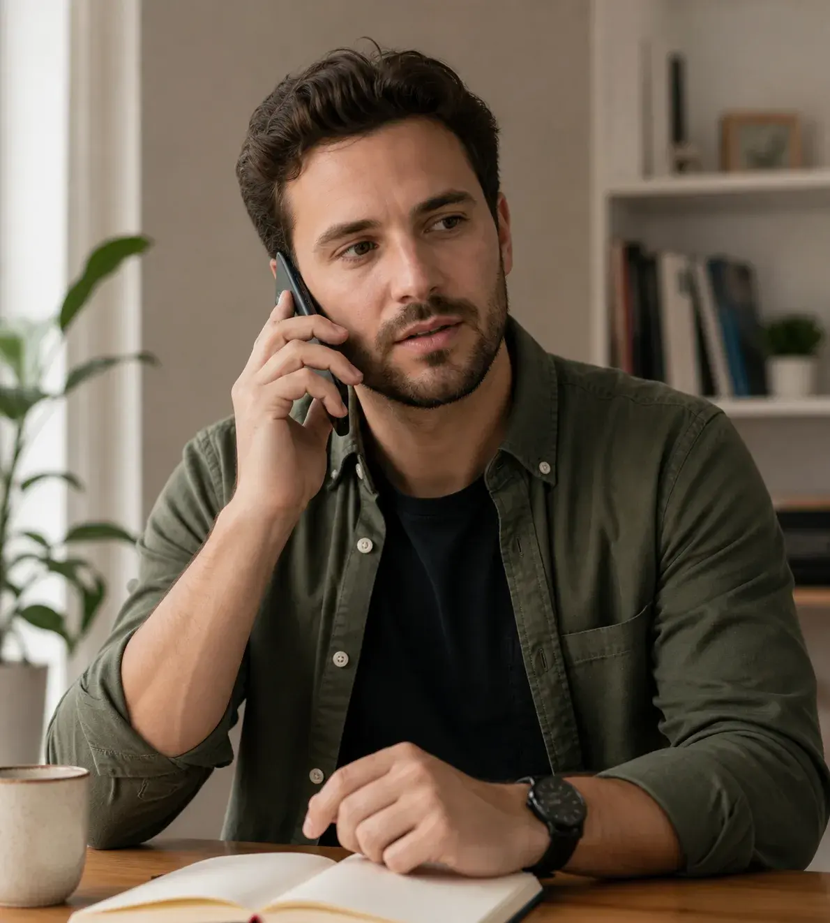 Sales candidate handling an interview scenario by phone