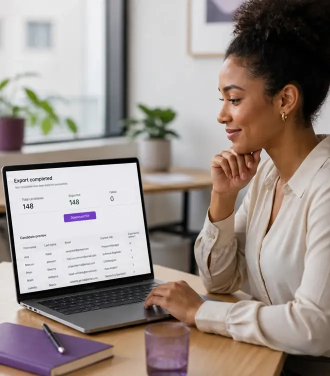 CSV Import/Export workflow — Review the outcome