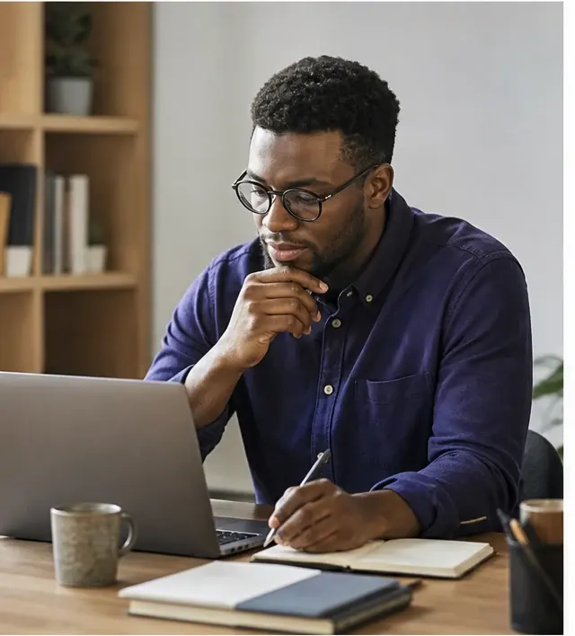 Recruiter preparing personalized candidate outreach